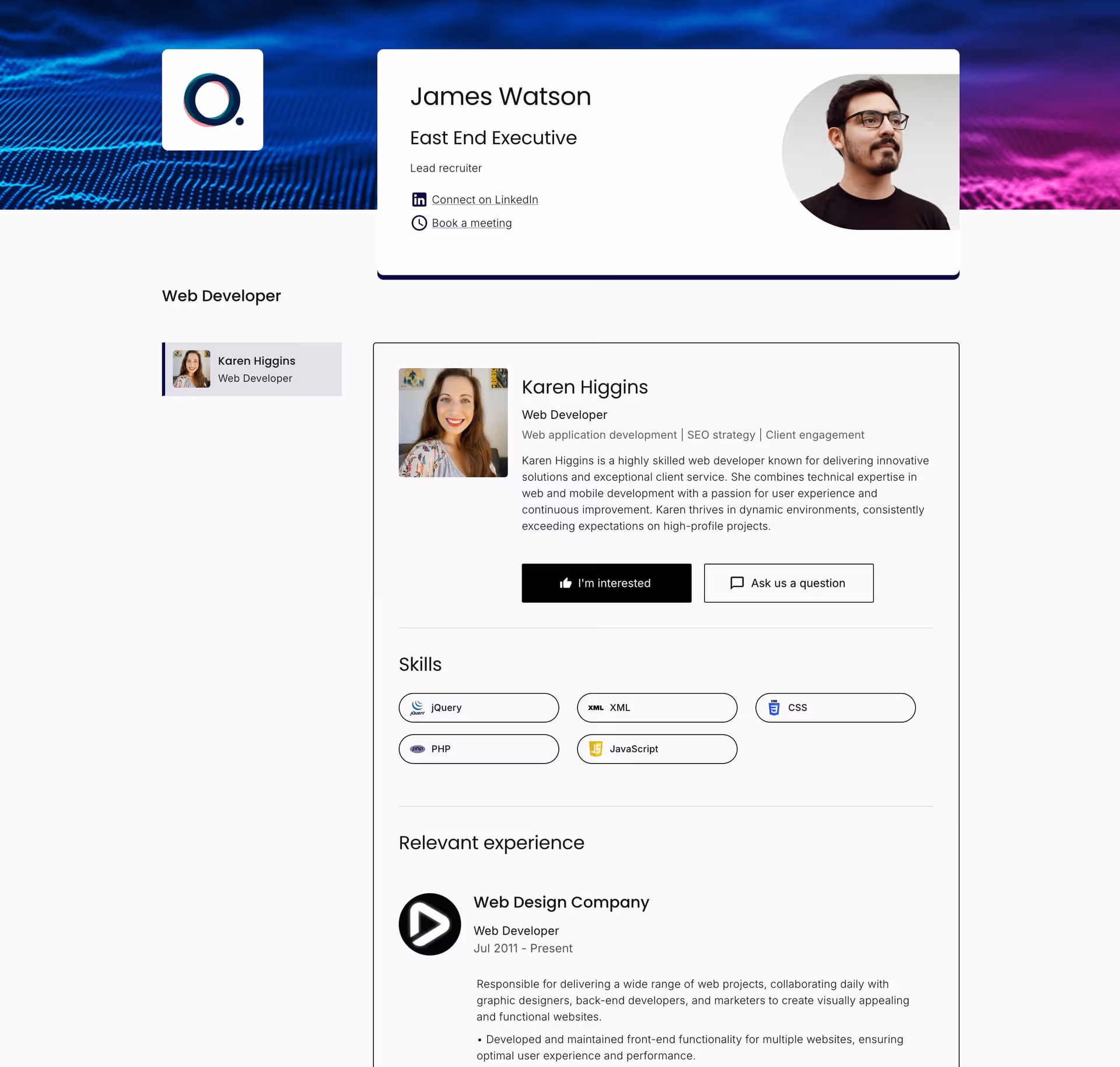 Modern Float profile